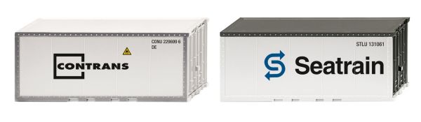 WIK001827 - 2 20-Fuß-Container - CONTRANS und SEATRAIN - 1