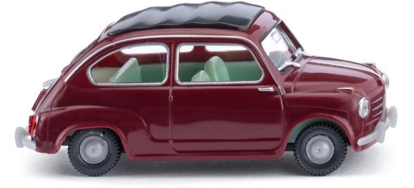 WIK009908 - FIAT 600 Dunkelrot - 1