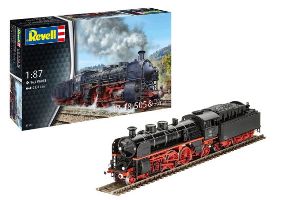 REV02167 - Lokomotive BR 18 505 mit Tender 2'3' T38 zum Zusammenbauen und Bemalen - 1
