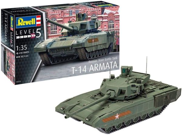 REV03274 - Panzer T-14 Armata russian main battle tank zum Zusammenbauen und Bemalen. - 1