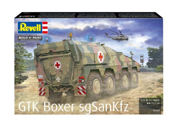 REV03362 - Militärfahrzeug GTK Boxer sgSanKfz zum Zusammenbauen und Bemalen - 1