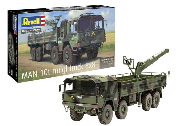 REV03367 - MAN 10T Milgl 8x8 LKW zum Zusammenbauen und Lackieren - 1