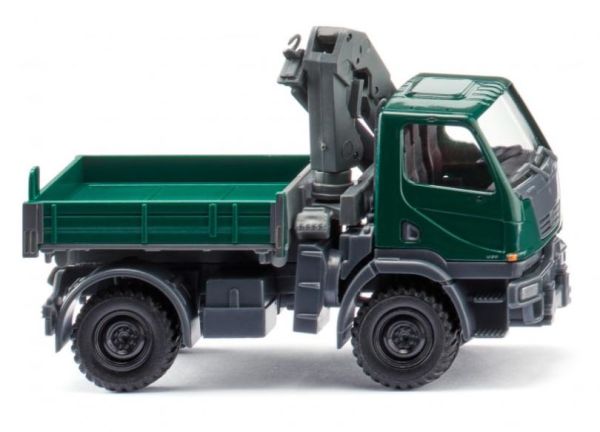 WIK036903 - UNIMOG U 20 4x2 LKW mit Ladekran, Moosgrün - 1