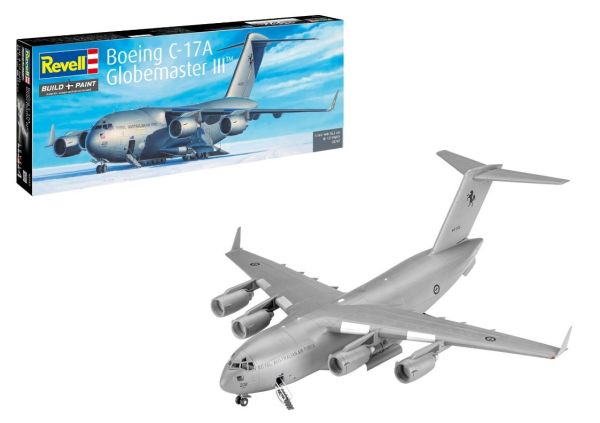 REV03747 - Boeing C-17A Globemaster III Flugzeug zum Zusammenbauen und Lackieren - 1