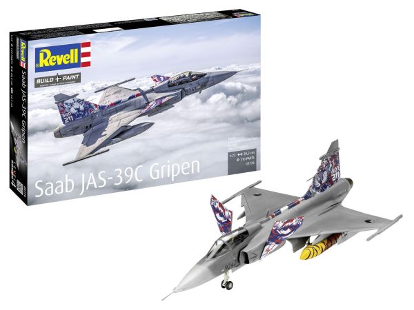 REV03776 - SAAB JAS-39C Gripen Kampfjet zum Zusammenbauen und Lackieren - 1