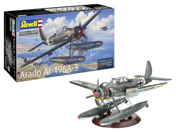 REV03787 - ARADO Ar 196A-3 Wasserflugzeug zum Zusammenbauen und Lackieren - 1