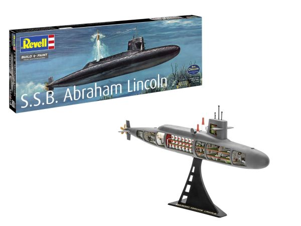 REV05185 - S.S.B. Abraham Lincoln zum Zusammenbauen und Bemalen - 1