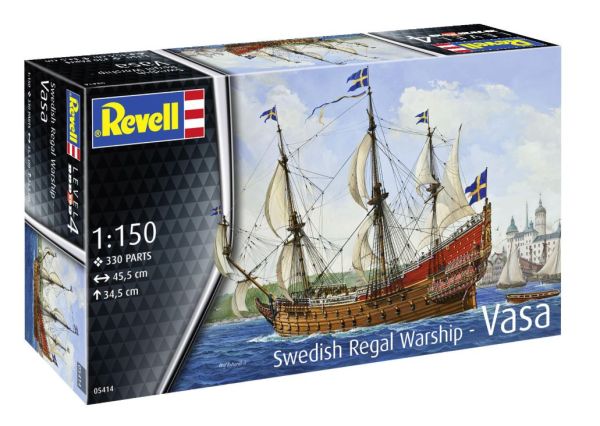 REV05414 - Schwedisches Kriegsschiff – VASA zum Zusammenbauen und Bemalen - 1