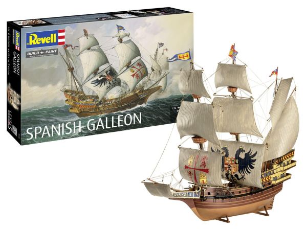 REV05620 - Spanische Galeone – zum Zusammenbauen und Bemalen - 1