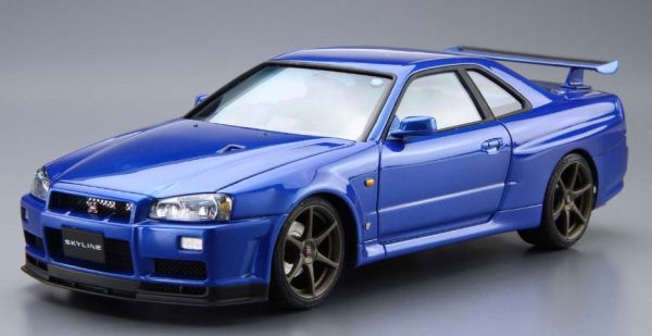 AOS05858 - NISSAN Skyline GT-R V-Spec 2002 zum Zusammenbauen und Lackieren - 1