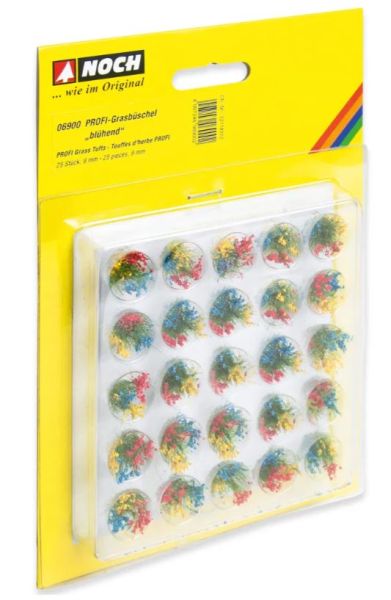 NOC06900 - 25 Horste von 9 mm blühendem Gras - 1