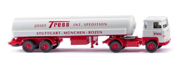 WIK080596 - SCANIA 111 4x2 mit Tankwagen, 2 Achsen, TRESS - 1