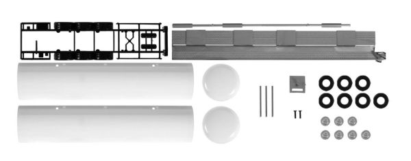HER084437 - Weißer Tankauflieger - 2 Stück - 1