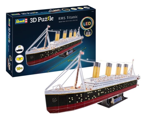 REV00154 - 3D Puzzle Led Edition 266 Teile RMS TITANIC - 1