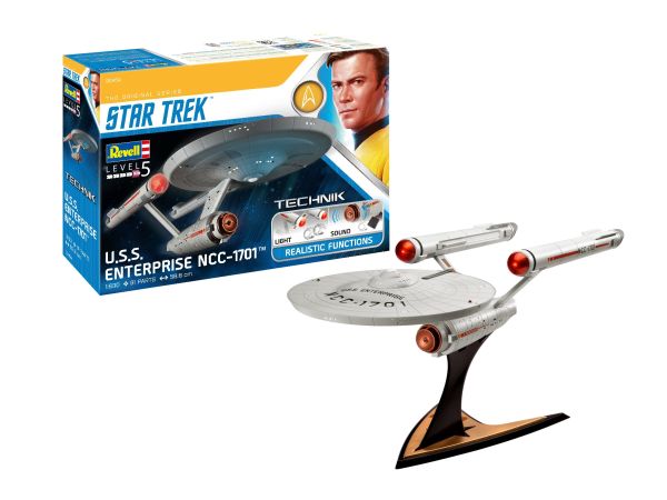 REV00454 - USS Enterprise NCC-1701 STAR TREK zum Zusammenbauen und Bemalen - 1