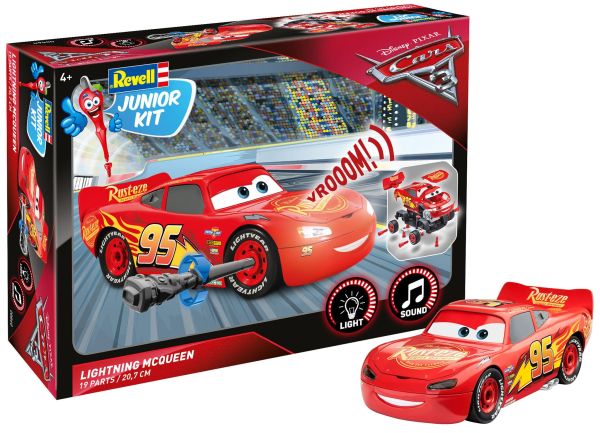 REV00860 - JUNIOR KIT Lightning McQueen 19 Teile zum Zusammenbauen - 1