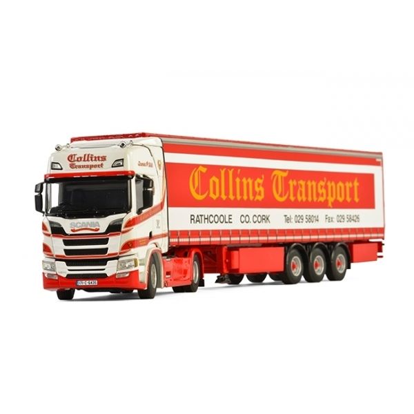 WSI01-2295 - SCANIA S Highline mit 3-Achs-Planenauflieger COLLINS TRANSPORT - 1