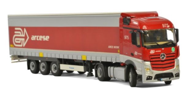 WSI01-2512 - MERCEDES Actros MP4 StreamSpace 4x2 mit ARCESE 3-Achs-Anhänger - 1