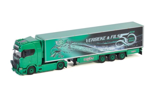 WSI01-3375 - SCANIA S650 4x2 mit Kühlauflieger 3 Achsen VERBEKE & FILS 50 Jahre - 1
