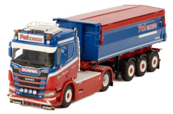 WSI01-3609 - SCANIA R CR20N 4x2 mit Kipper 3 PWT-Achsen CARGO - 1