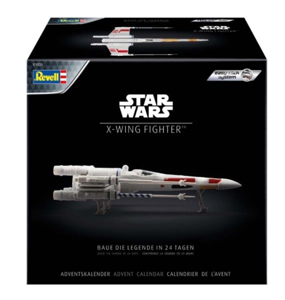 REV01035 - Adventskalender 2021 - X-WING Fighter STAR WARS mit Bemalung zum Zusammenbauen - 1