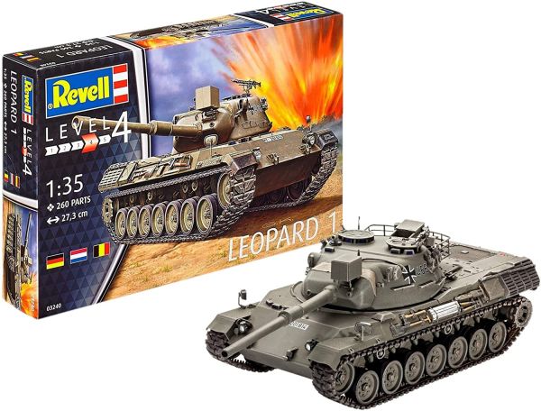 REV03240 - Tank LEOPARD 1 zum Zusammenbauen und Bemalen - 1