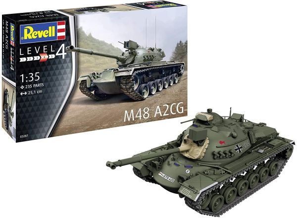 REV03287 - M48 A2CG Tank zum Zusammenbauen und Lackieren - 1