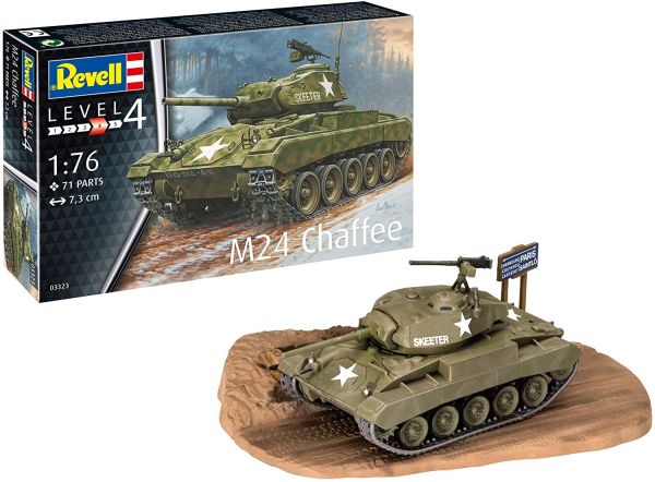 REV03323 - M24 CHAFFEE Tank zum Zusammenbauen und Lackieren - 1