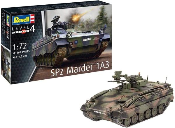 REV03326 - Tank SPZ MARDER 1A3 zum Zusammenbauen und Lackieren - 1