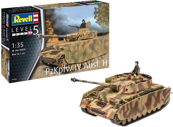 REV03333 - Panzer PANZER IV AUSF. H zum Zusammenbauen und Bemalen - 1