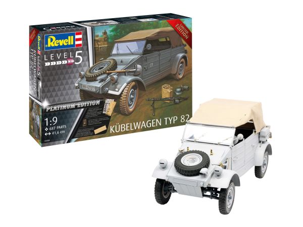 REV03500 - KÜBELWAGEN Typ 82 zum Zusammenbauen und Lackieren - 1