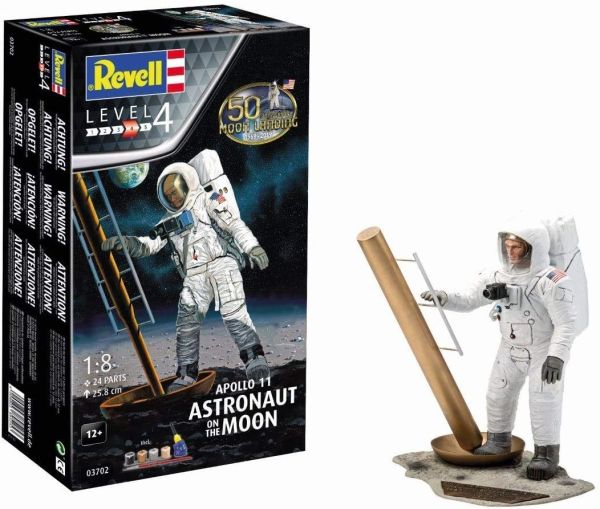 REV03702 - Apollo 11-Astronaut auf dem Mond mit baubarer Bemalung - 1