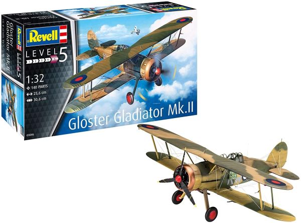 REV03846 - Gloster Gladiator Mk. II Flugzeug zum Zusammenbauen und Bemalen - 1