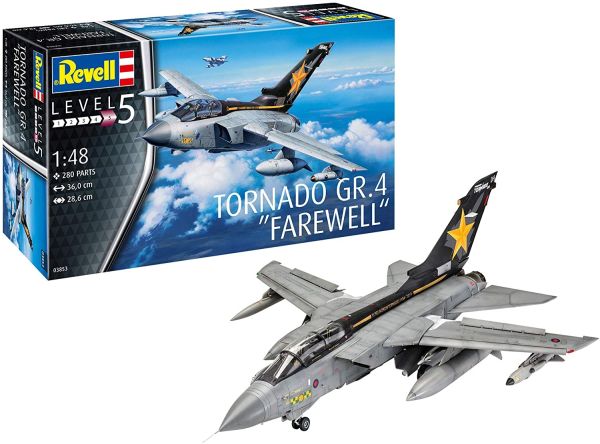 REV03853 - Flugzeug TORNADO GR.4 FAREWELL zum Zusammenbauen und Lackieren - 1