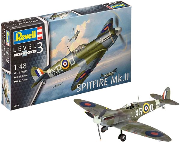 REV03959 - Flugzeug Supermarine Spitfire Mk.II zum Zusammenbauen und Lackieren - 1