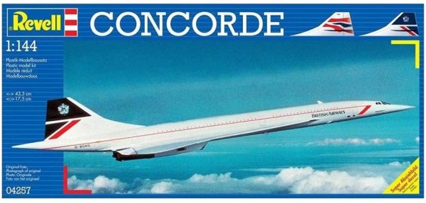 REV04257 - Flugzeug Concorde British Airways zum Zusammenbauen und Lackieren - 1