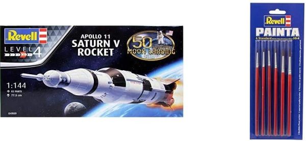 REV04909 - Apollo Saturn V Rakete zum Zusammenbauen und Bemalen - 1