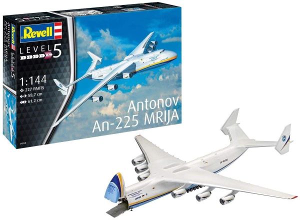 REV04958 - Flugzeug Antonov AN-225 Mrija Level 5 zum Zusammenbauen und Lackieren - 1