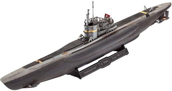 REV05154 - Deutsches U-Boot Typ VII C/41 zum Zusammenbauen und Lackieren - 1