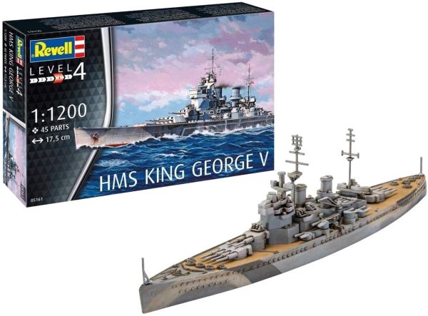 REV05161 - Hms King George V Boot zum Zusammenbauen und Lackieren - 1