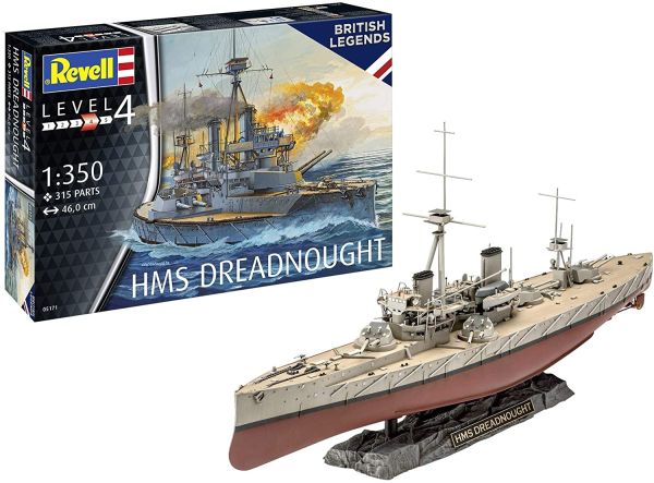 REV05171 - HMS Dreadnought-Boot zum Zusammenbauen und Lackieren - 1
