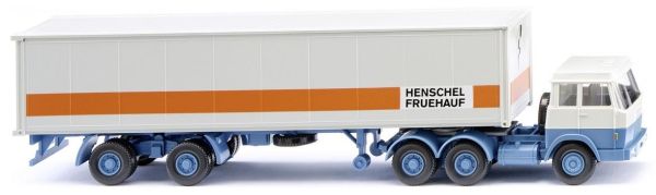 WIK052705 - HANOMAG Henschel 6x4 mit Containerträger 2 Achsen HENSCHEL FRUEHAUF - 1
