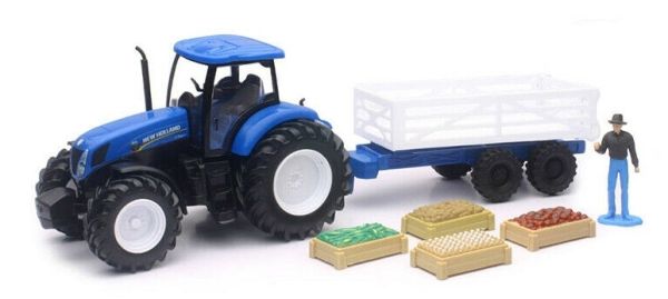 NEW05523A - NEW HOLLAND T7 270 mit Anhänger und Zubehör - 1