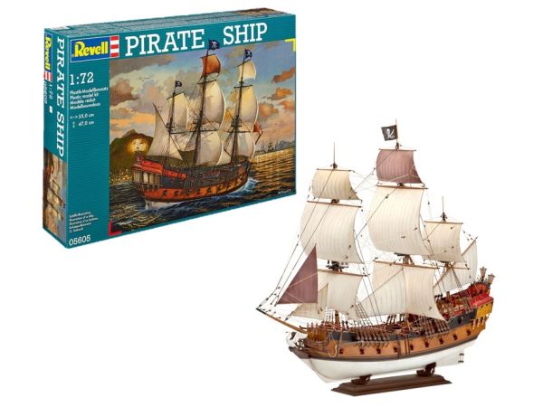REV05605 - Piratenschiff zum zusammenbauen und bemalen - 1