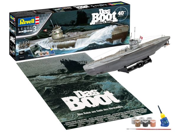 REV05675 - Das Boot Collector's Edition Boot - 40-jähriges Jubiläum zum Zusammenbauen und Bemalen - 1