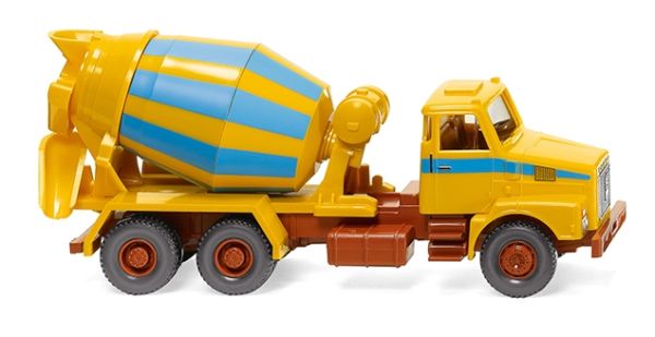 WIK068207 - VOLVO N10 6x4 gelber und blauer Kreisel - 1