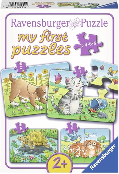 RAV069514 - Meine ersten Puzzles - 4 Puzzles 2;4;6 und 8 Teile - Haustiere - 1