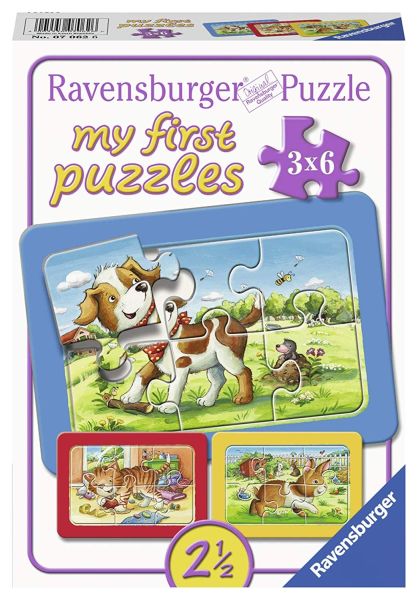 RAV07062 - Meine ersten Puzzles - 3 6-teilige Puzzles - Meine tierischen Freunde - 1