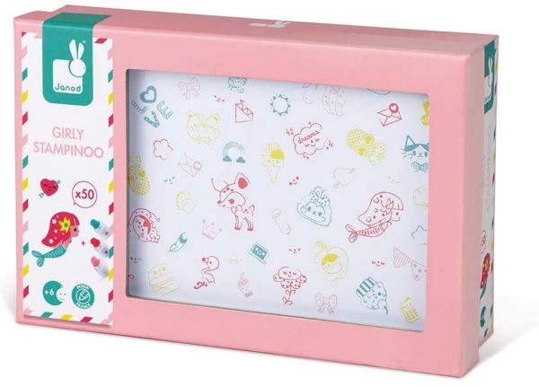 JAN07801 - Schachtel mit 50 Stempeln – Girly Stampinoo - 1