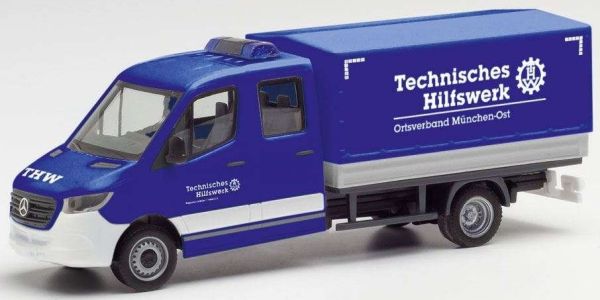 HER095525 - MERCEDES Sprinter Kipperträger THW - 1